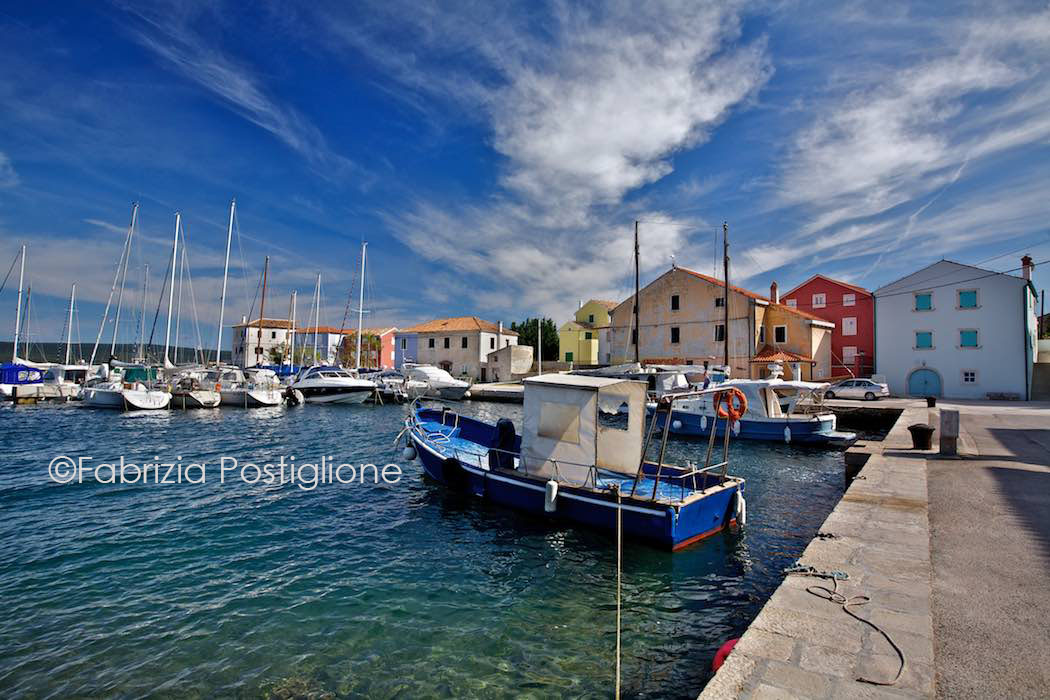 CROATIA. KVARNER GULF. Lošinj Island. The village of NEREZINE.