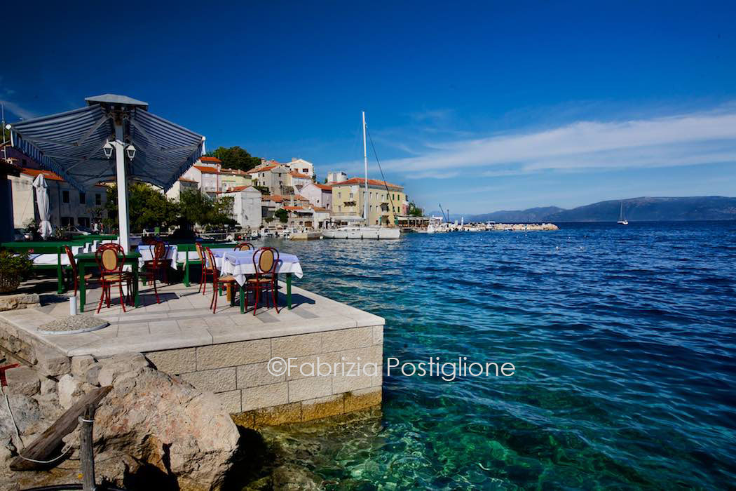 CROATIA. KVARNER GULF. Cres Island. The village of Valun.